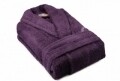 Halat de baie unisex, Beverly Hills Polo Club, 100% bumbac, S/M, Purple