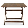 Masa pliabila, Pick-Up, 90 x 90 x 73 cm, lemn/MDF, maro