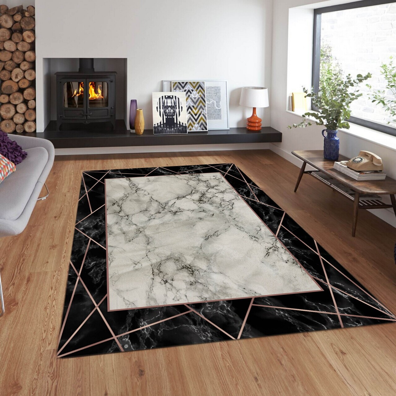 Covor Cg36 120x180 cm Poliester Multicolor