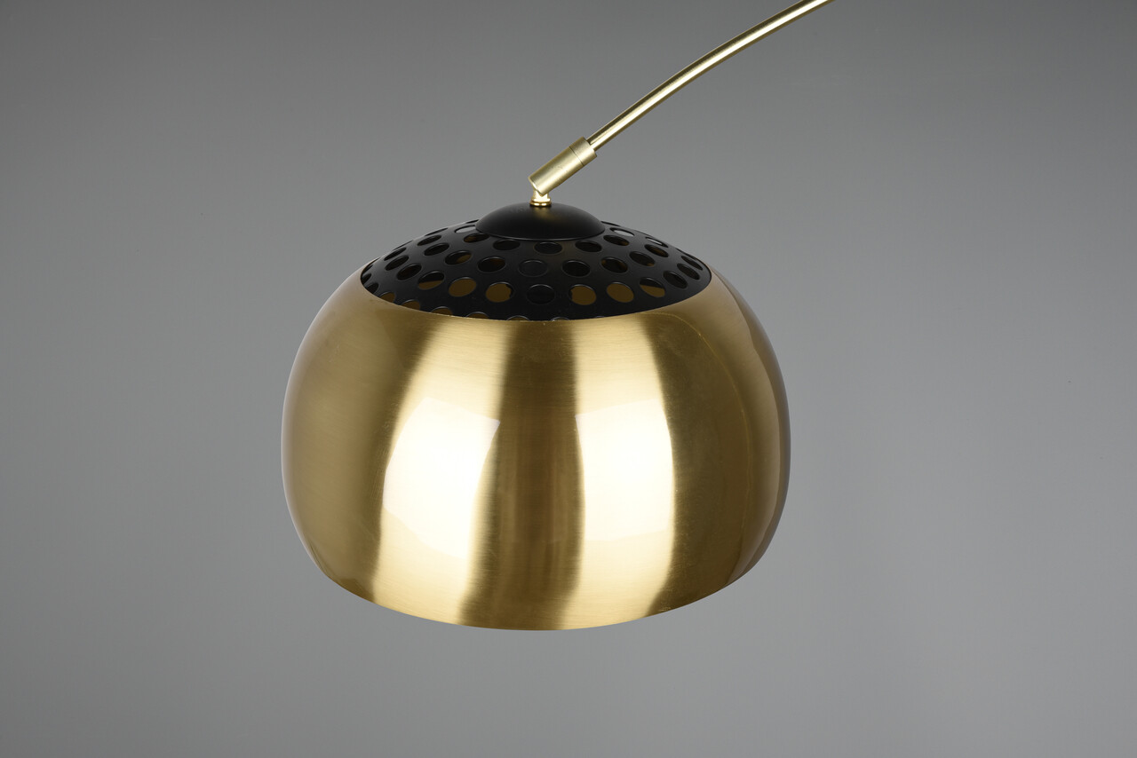 Lampadar Argentina, TRIO, 38x172.3x200 cm, 60W, 1x E27, metal, auriu/negru