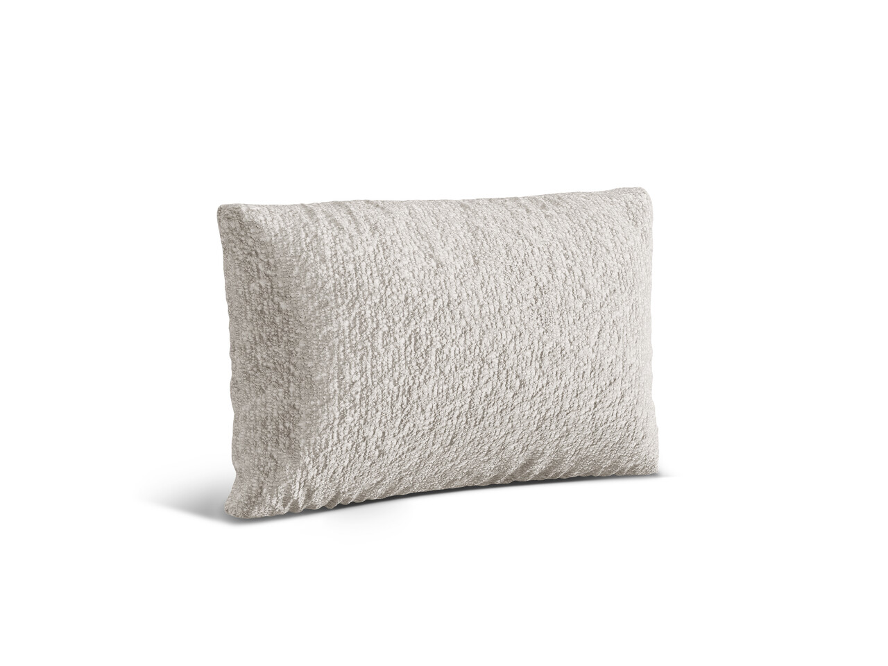 Perna decorativa, Nuria-260, Micadoni Home, 60x40x17 cm, tesatura boucle, gri bej melange