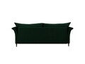 Canapea extensibila, Pivoine, Mazzini Sofas, 3 locuri, cu lada de depozitare, 245x95x98 cm, catifea, verde bottle