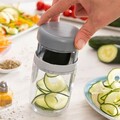 Feliator spiralat pentru legume si razatoare cu retete Vigizer, InnovaGoods, Ø8 x 16 cm