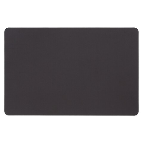 Suport farfurie, lara, 43.5 x 28.5 cm, piele ecologica, negru