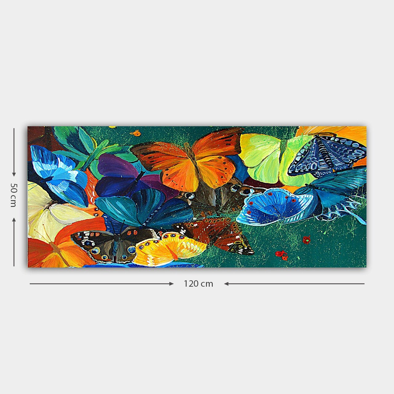 Tablou decorativ, YTY22276204202_50120, Cadru: 100% LEMN (grosime: 3 cm), Multicolor - view 3