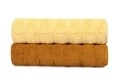 Set 2 prosoape de maini 406, Beverly Hills Polo Club, 50x90 cm, bumbac, galben