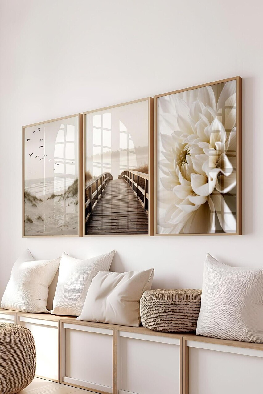 Set de pictură decorativă, Ç-300693, Sticla PVC, Multicolor