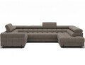 Coltar extensibil dreapta 3 locuri ELTAP, RT-20ROY, Fectory, 346x205x93 cm, lemn/poliester, maro