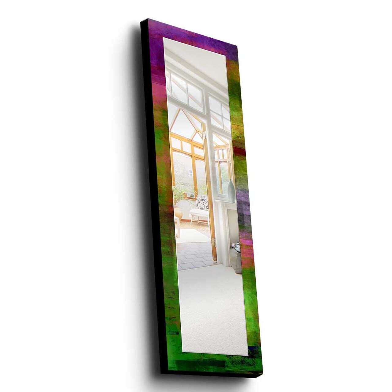 Oglinda decorativa, 40120MA-004, Cadru din lemn de pin (grosime: 27 mm), Multicolor — imaginea 4