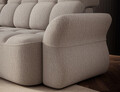 Coltar extensibil stanga 3 locuri ELTAP, Beneth, 301x185x115 cm, lemn/poliester, bej