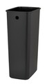 Cos de gunoi cu pedala Design, Wenko, 23.5x41x55 cm, otel/polipropilena, negru