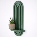 Raft de perete, Evila Originals, Raf268, 40x20x9 cm, Placaj, Verde