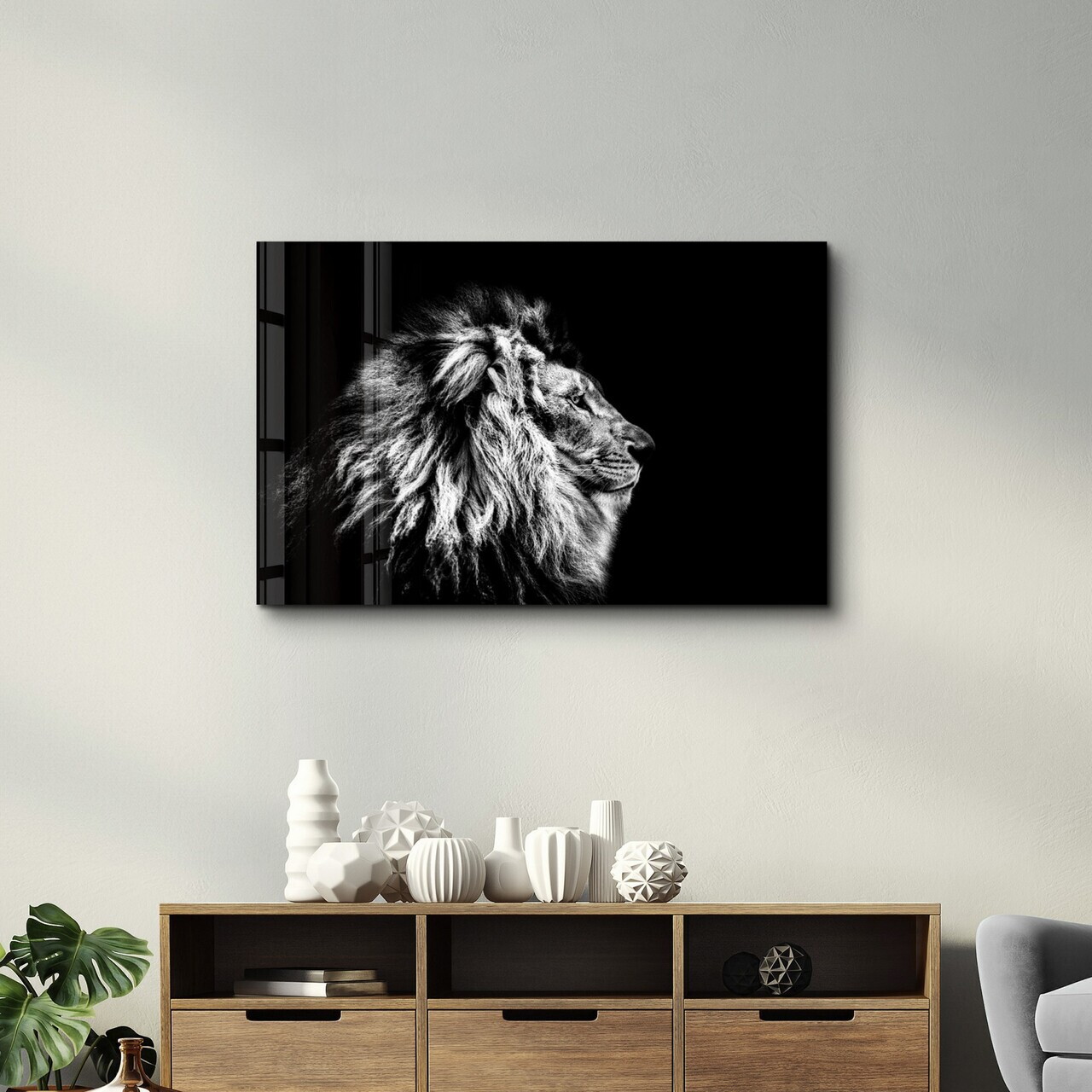 Tablou decorativ, OGLS-2028, Dimensiuni: 46 x 72 cm, Multicolor — imaginea 2
