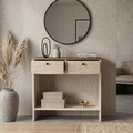 Bufet, Hanah Home, Modera, 90x81.8x29.6 cm, Travertin / Nuc Venezia