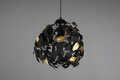 Candelabru Leavy, RL, 38x150 cm, 28W, 1x E27, metal, negru mat/auriu