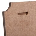 Cuier Shane Dark, Creaciones Meng, 40x2x13 cm, 3 agatatori, lemn/fier