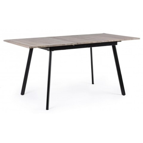 Masa extensibila, courtney, bizzotto, 120-160x80x76.5 cm, otel/mdf
