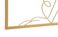 Decoratiune de perete 3D Gold Woman, Mauro Ferretti, 80 x 60 cm, fier, auriu