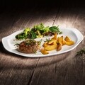 Set 2 farfurii pentru gratar, Villeroy & Boch, BBQ Passion, 36 x 25 cm, portelan premium
