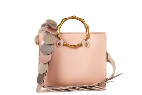Geanta Beverly Hills Polo Club, 712, piele ecologica, roz pudrat