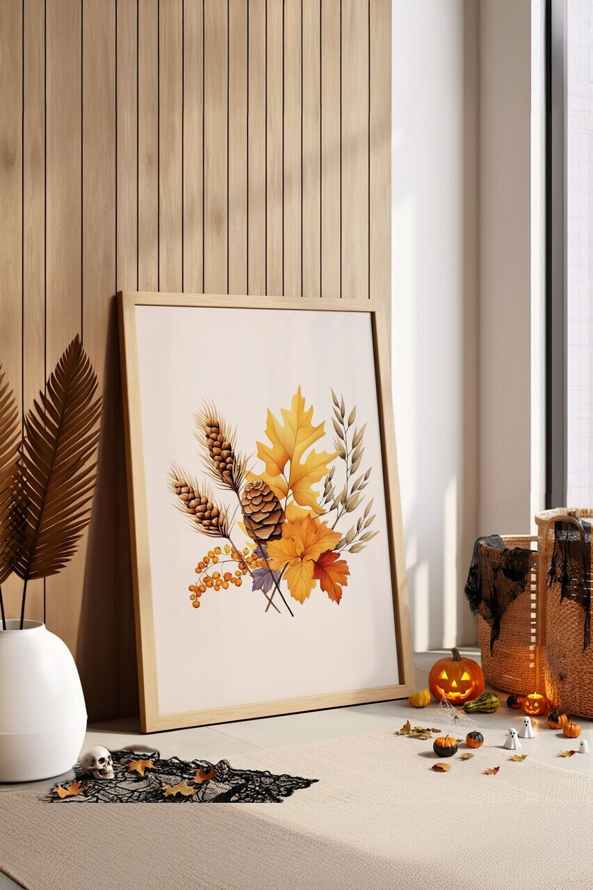 Tablou decorativ, Arthllwnmodel70-5070, MDF, Multicolor — imaginea 2