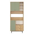 Dulap multifunctional, Locelso, RE6-SY, Stejar / Verde