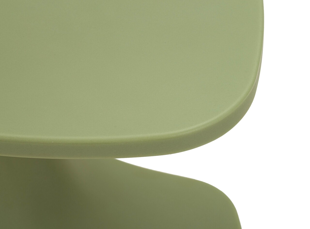 Masuta de cafea, Mauro Ferretti, Ibiza, 42x42x52 cm, utilizare interior / exterior,  plastic, verde - view 4