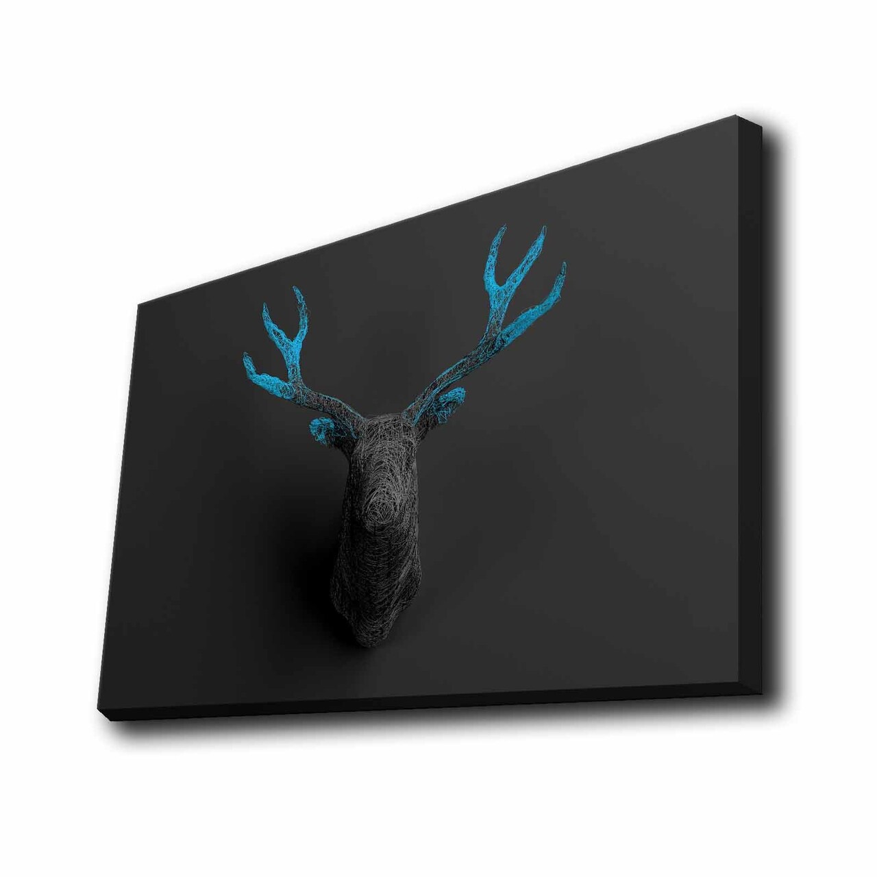 Tablou decorativ cu lumina LED, 4570KTLGDACT, Dimensiune: 45 x 70 cm, Multicolor - view 3