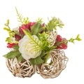 Floare artificiala, Creaciones Meng, 12x12x10 cm, poliester