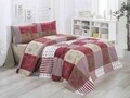 Cuvertura de pat, Victoria, Butterfly, 160x230 cm, 100% bumbac, 260 gr/m², multicolor