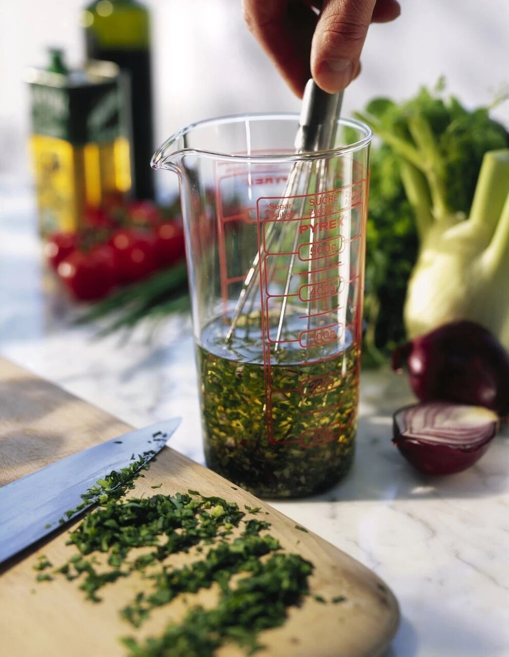 Cana gradata inalta, din sticla borosilicata, 500ml, "Classic" - Pyrex - imagine 2