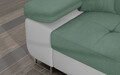 Coltar extensibil dreapta 4 locuri ELTAP, Armd-09, Armando, 289x203x85 cm, lemn/poliester, verde/alb
