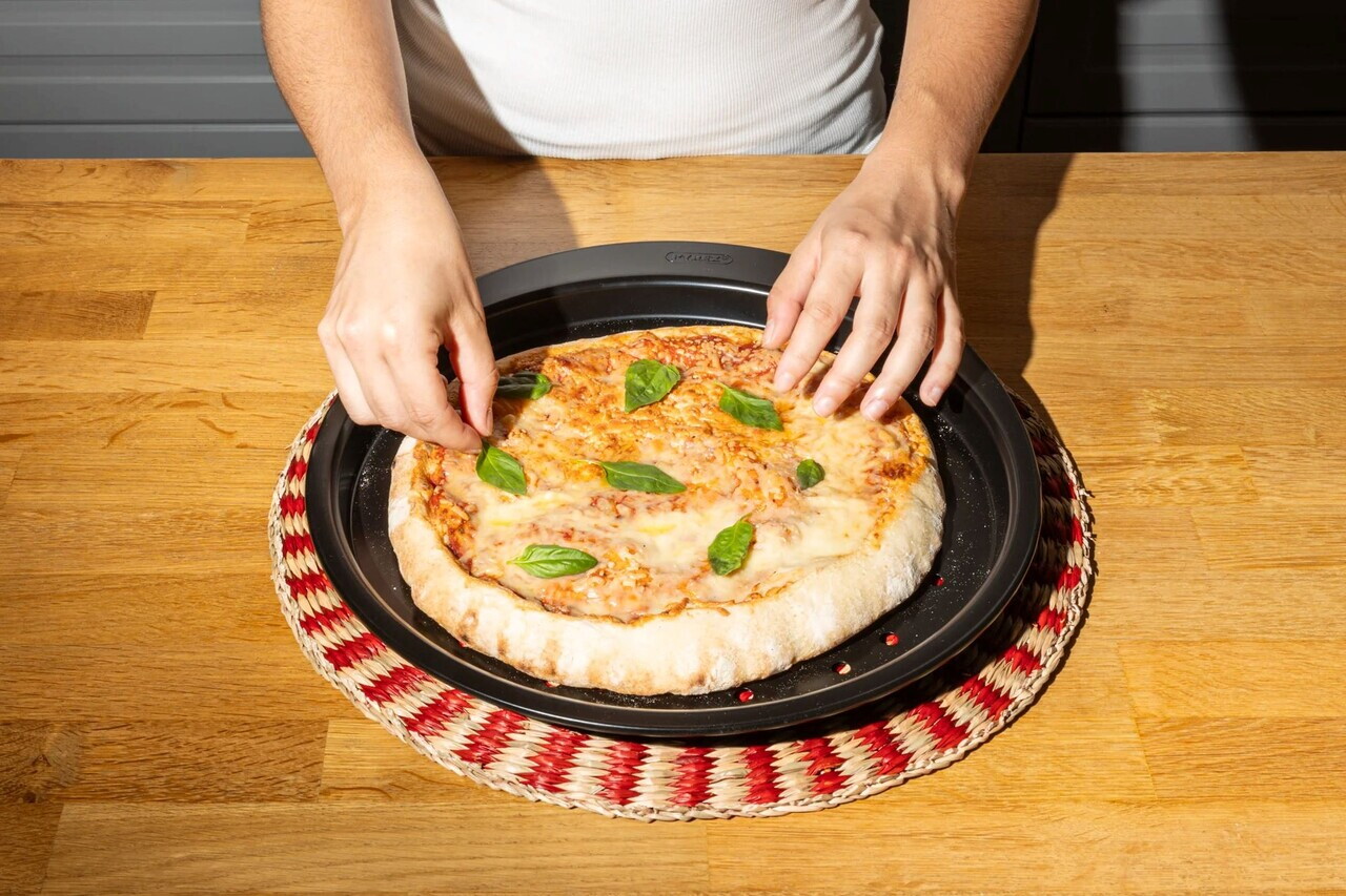 Tava pizza, otel carbon, 31cm, "Glide" - Pyrex - view 2