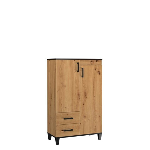 Dulap multifunctional ADRK, Pola 15, 80x40x132 cm, PAL laminat, artisan