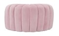 Taburet Shell, Mauro Ferretti, 80x54x42 cm, lemn de pin, roz
