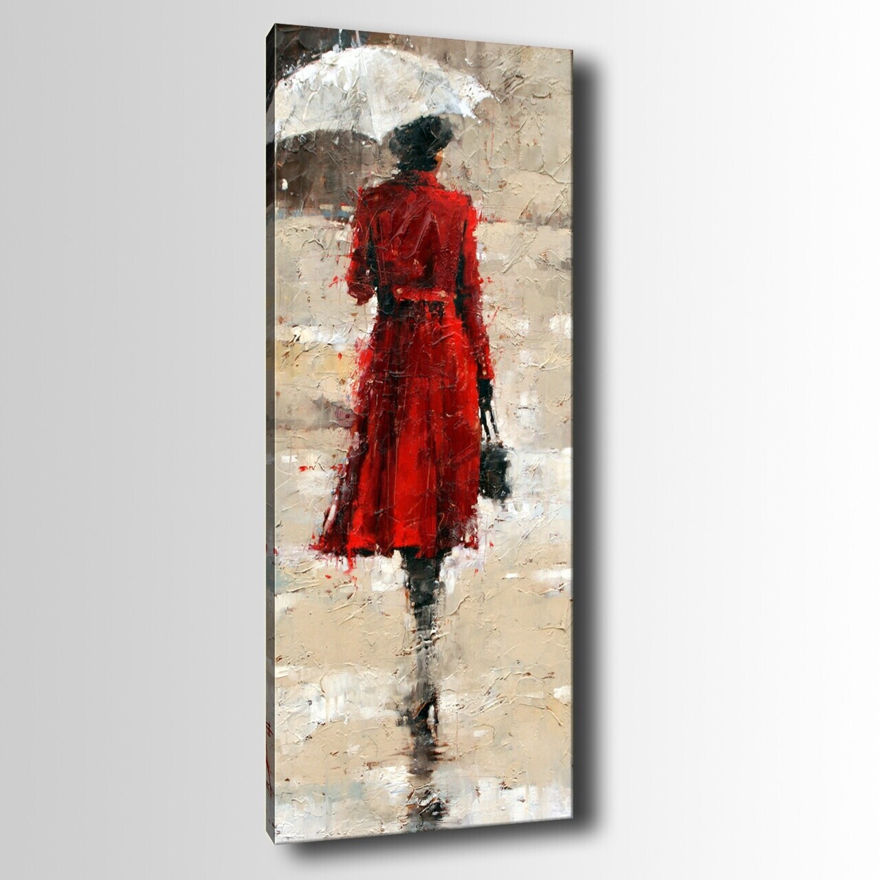 Tablou decorativ, KNV4436_3080 (30 x 80), Canvas, Canvas imprimat, Multicolor — imaginea 2