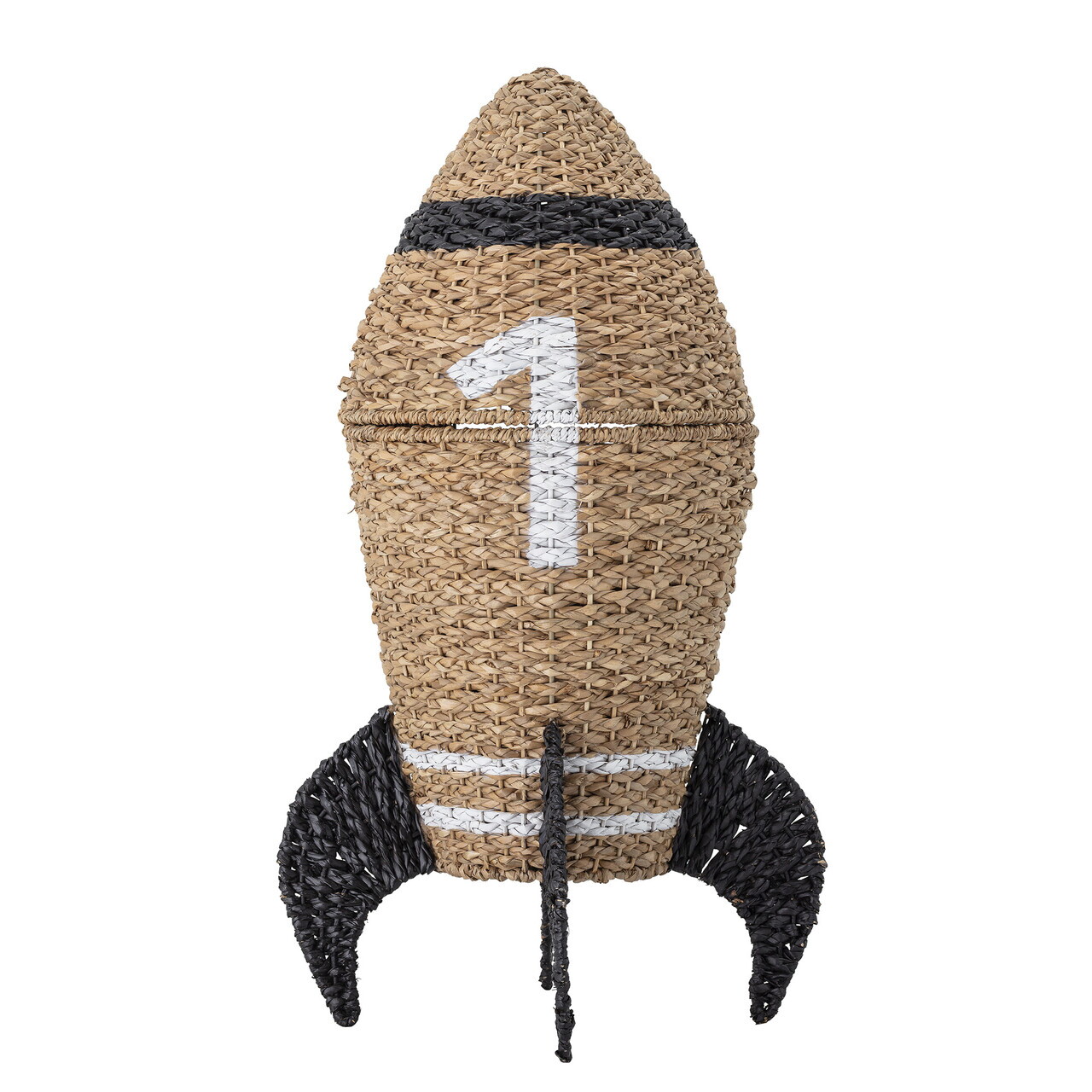 Cos cu capac, Bloomingville, Cosmina, 40x68.5 cm, iarba de mare impletita, natural