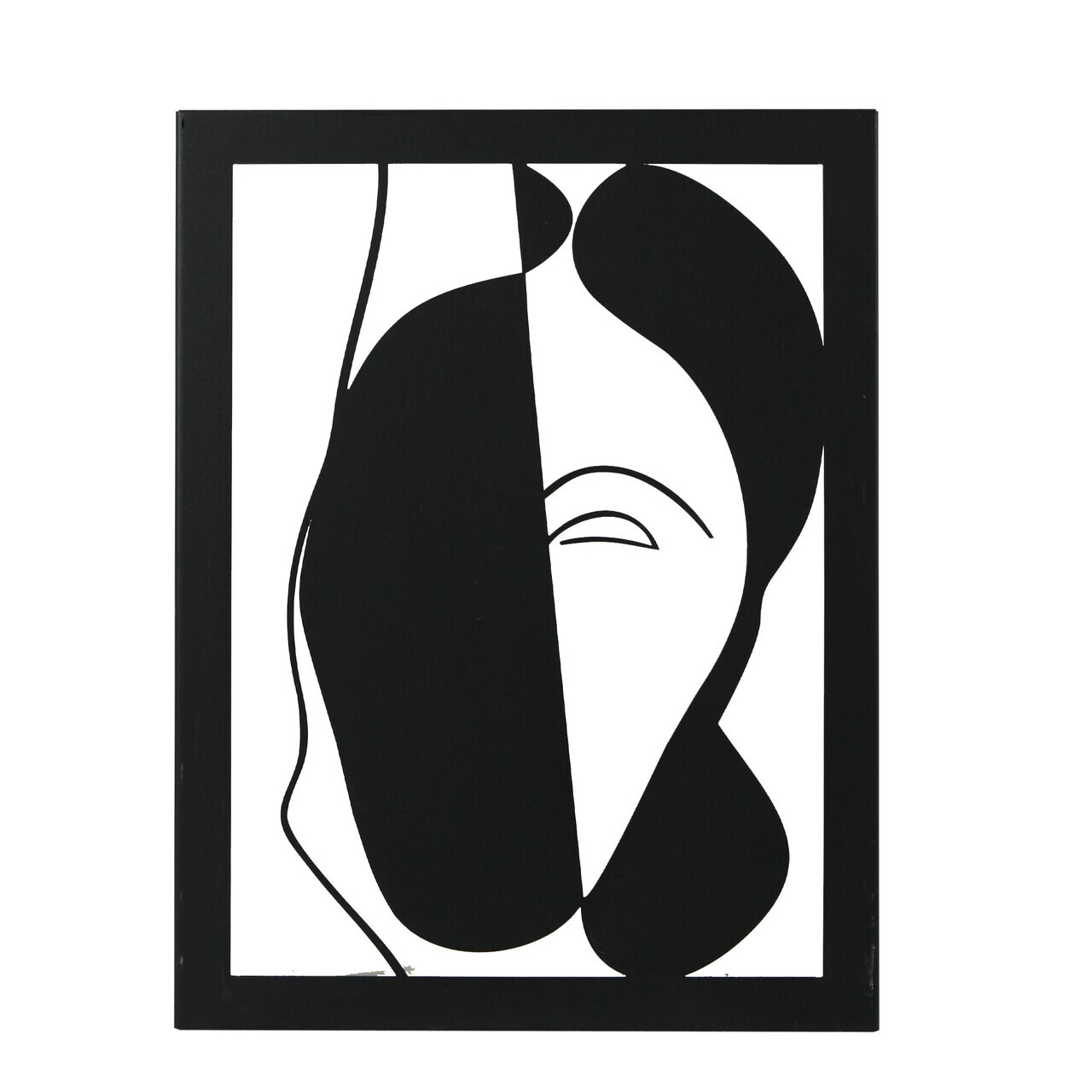 Decoratiune de perete, RT-AWD-014, Dimensiuni: 58,5 x 41 cm, Negru — imaginea 2