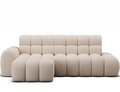 Coltar extensibil dreapta 3 locuri ELTAP, Ceedro, 283x165x98 cm, lemn/poliester, bej