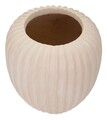 Vaza decorativa Mist, Mauro Ferretti, 26.5x26 cm, oxid de magneziu, crem