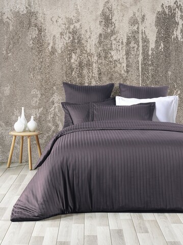 Lenjerie de pat dubla, Exclusive Line - Anthracite, Primacasa by Türkiz, Bumbac Satinat