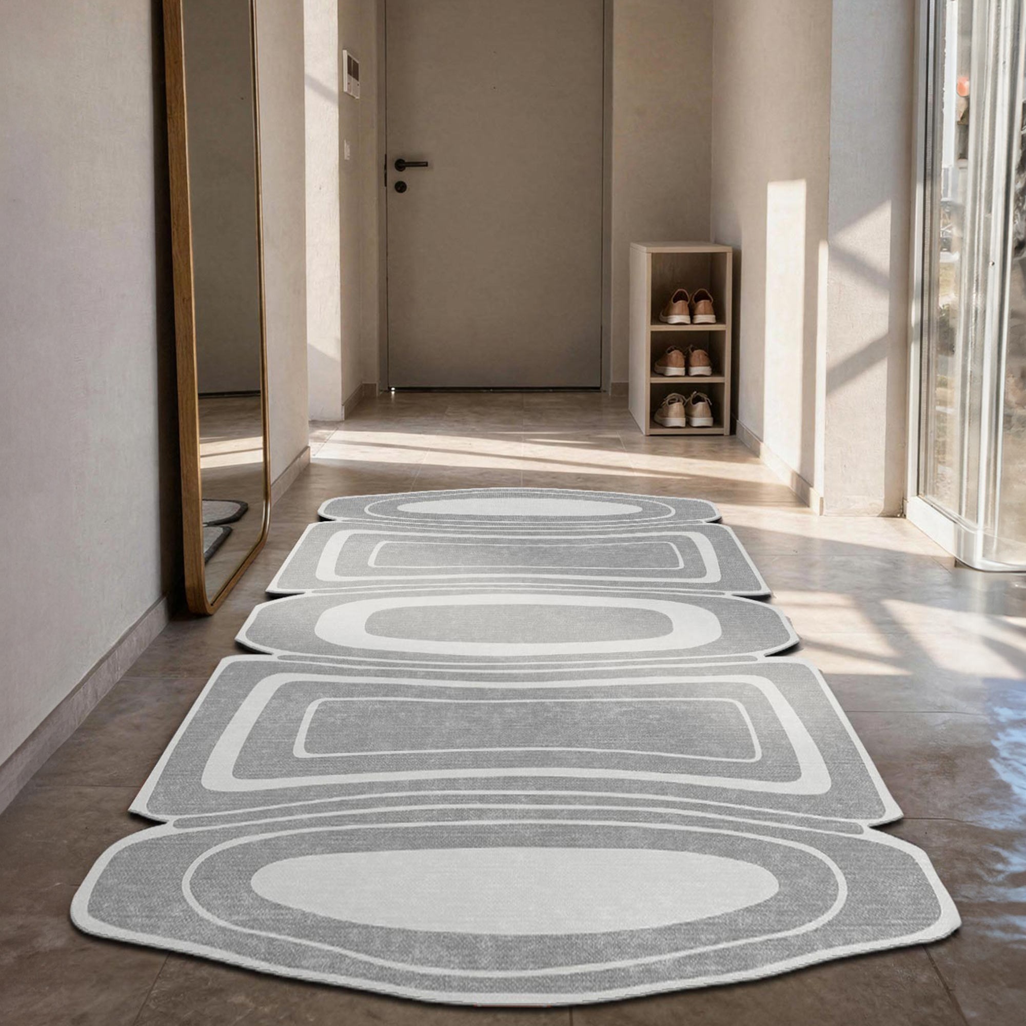Covor, Fr390, 180x280 cm, Gri