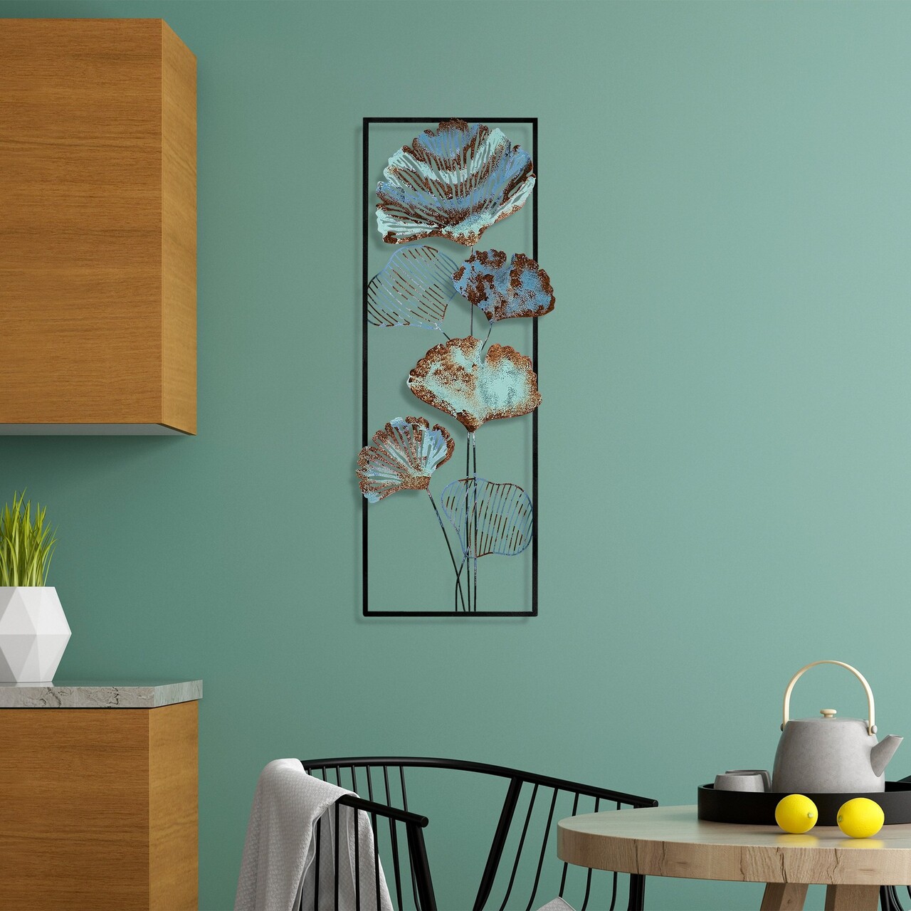 Decoratiune de perete, Fig 3, Dimensiuni: 32 x 90 x 4 cm, Multicolor - view 3