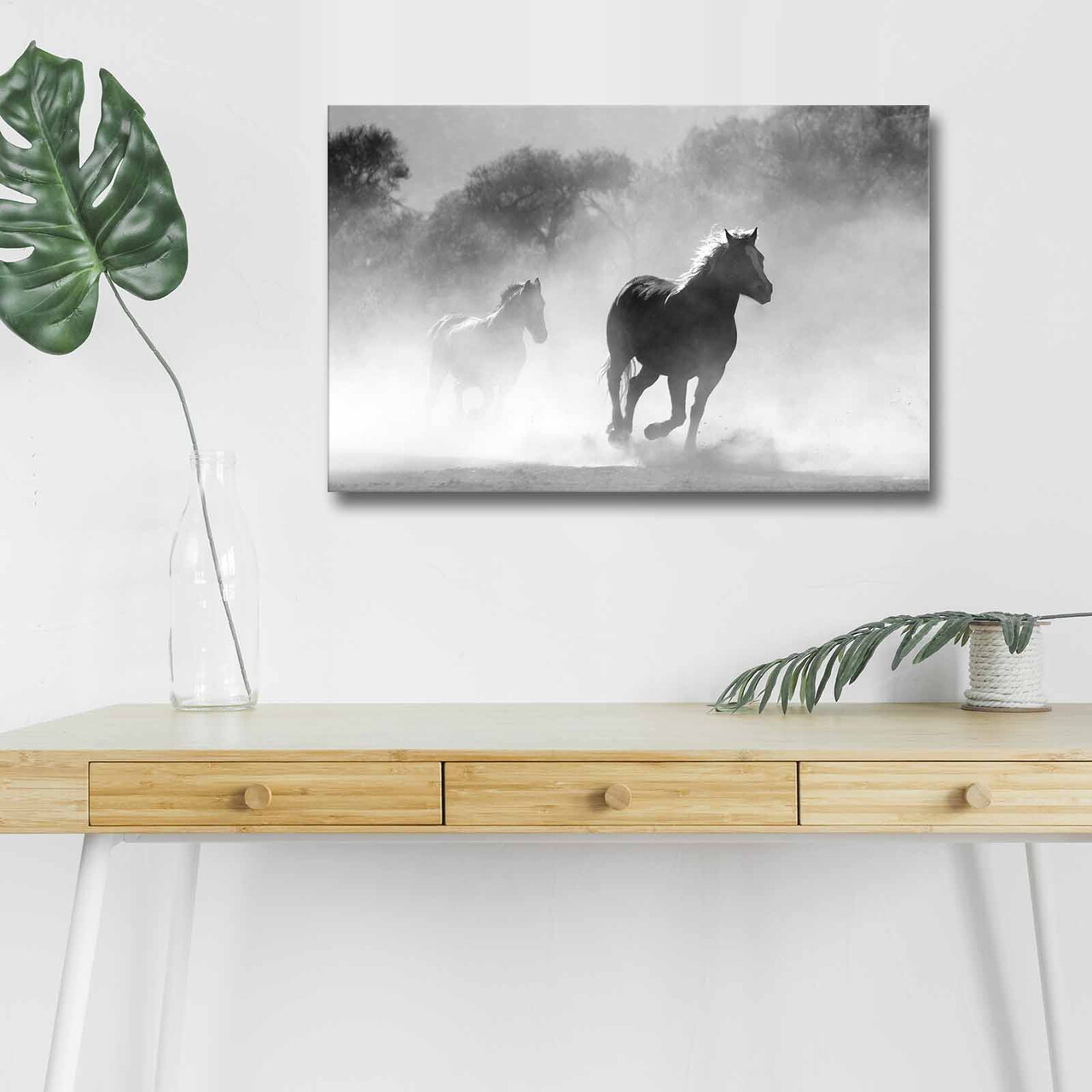 Tablou decorativ cu lumina LED, 4570DHDACT-125, Dimensiune: 45 x 70 cm, Multicolor - view 2