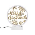 Lampa de masa, Shadow, 526SHD1143, Metal, Alb/Auriu
