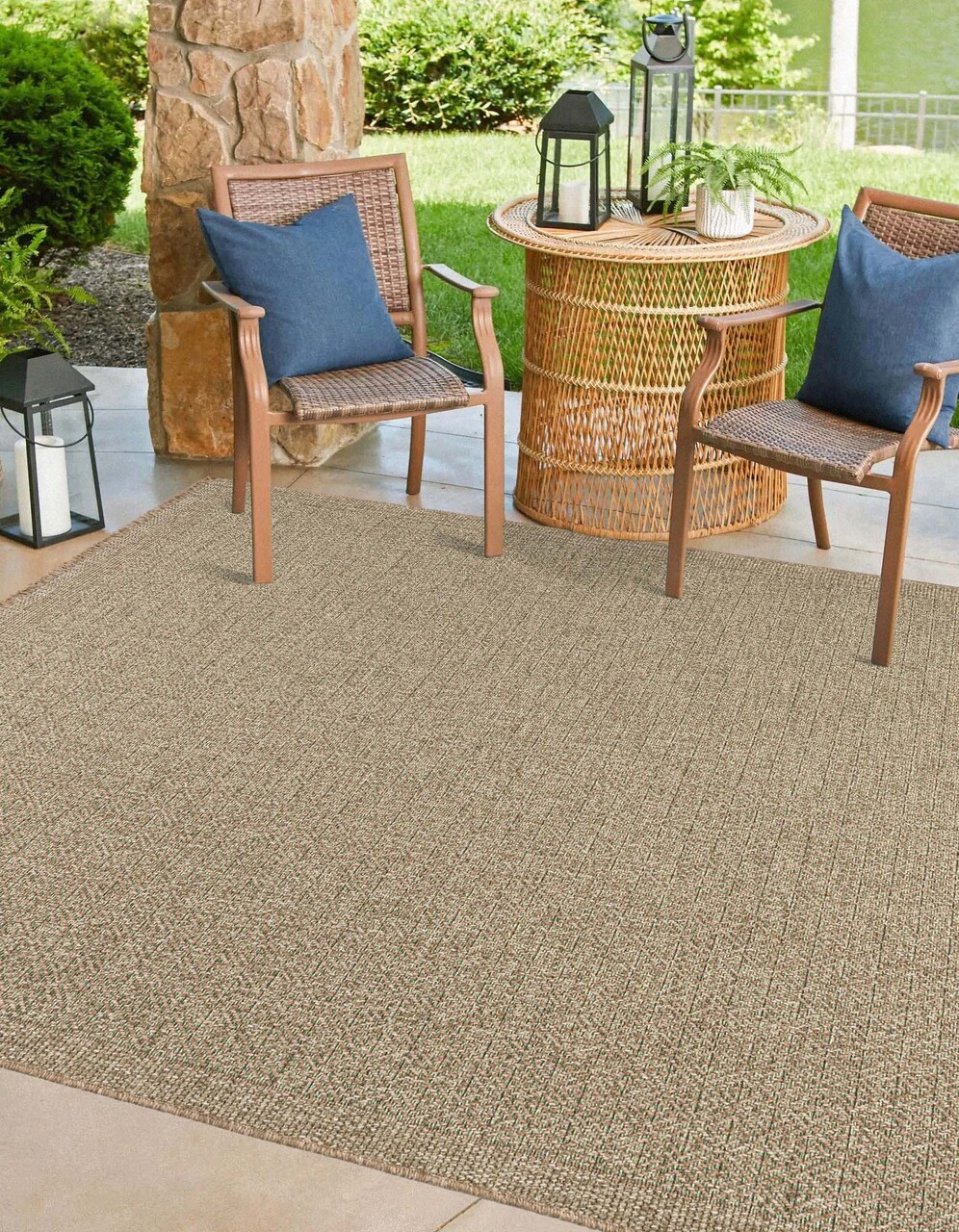 Covor, 08845A, 200x290 cm, Polipropilena, Verde - 1 | YEO