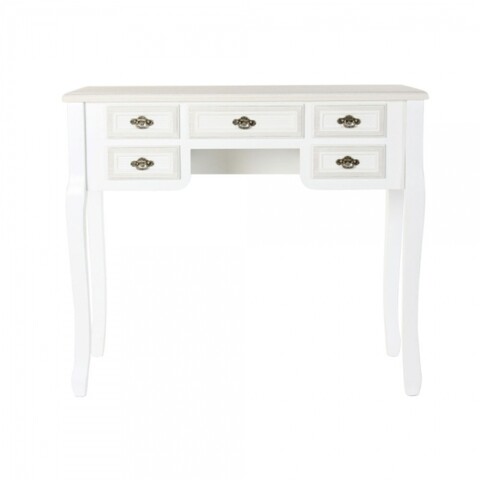 Birou, dkd home, 90 x 40 x 78 cm, mdf, alb