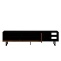 Comoda TV, Inarch, Luga, Negru / Stejar