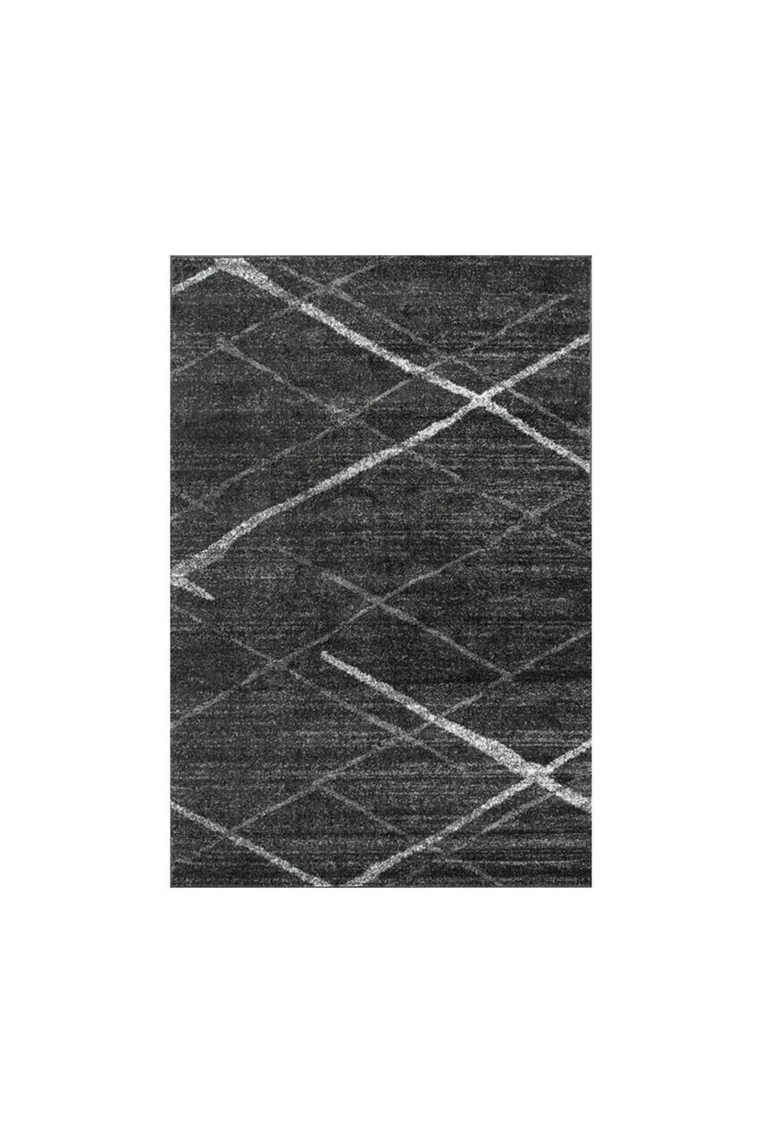 Covor, CLR-5080-60, 100x200 cm, Poliester, Antracit — imaginea 2
