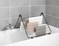 Uscator rufe pliabil Champion, Wenko, 65x7x62-114 cm, metal/polietilena, negru